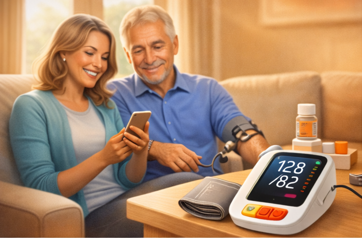 Remote cardiac monitoring device